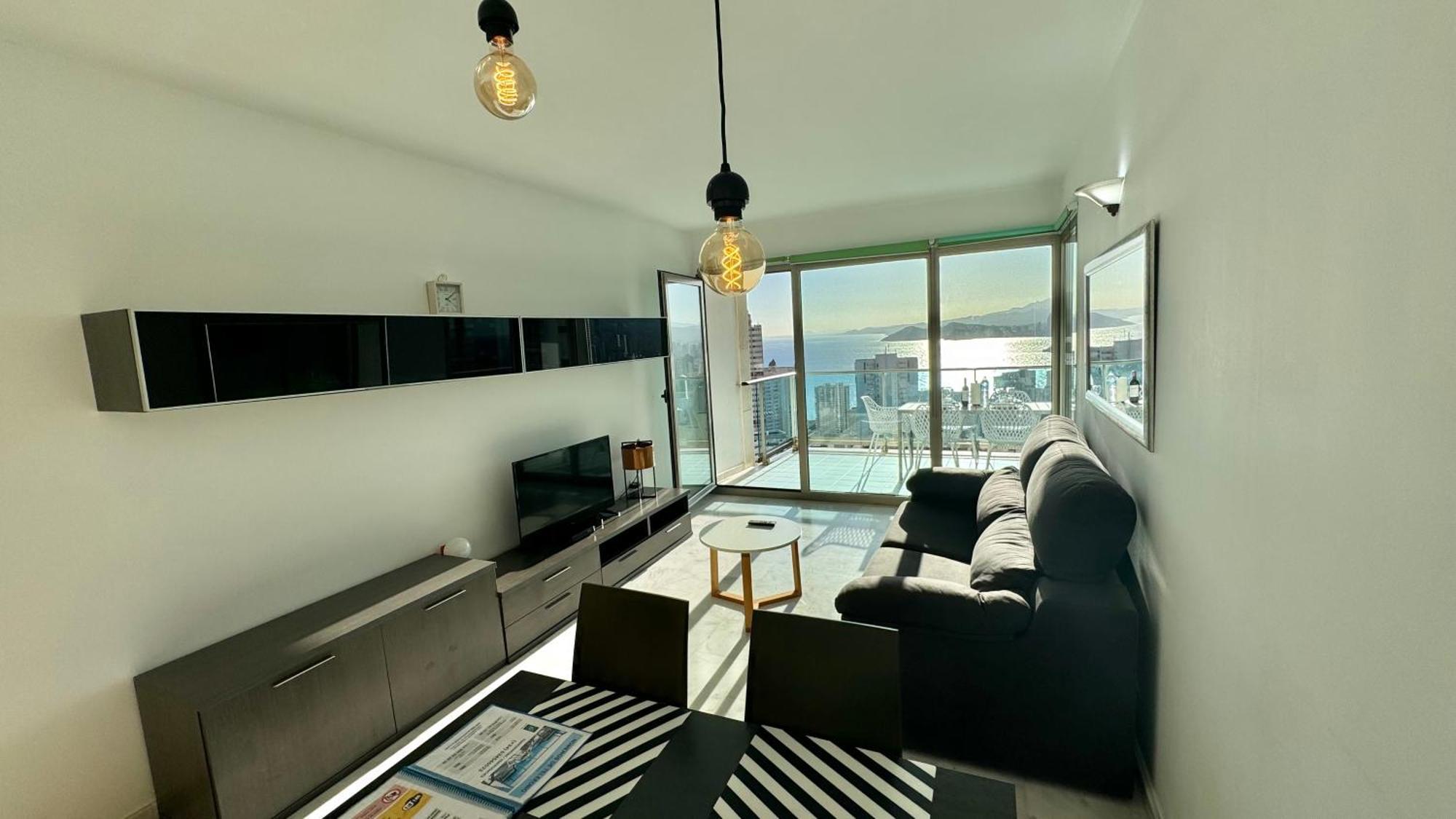 Highrise Apartment With Stunning Views From Private Balcony 85 Benidorm Exteriér fotografie